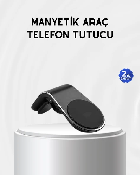 Araç İçi Manyetik Telefon Tutucu Güçlü Klipsli ve 360 Derece Ayarlanabilir ürün görseli 1