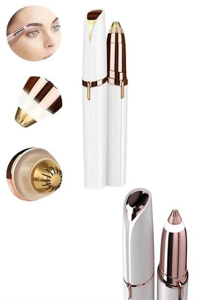 Yüz Epilatör Kıl Kaş Bıyık Tüy Alma Aleti Kaş Bıyık Alma Epilatörü ürün görseli 1