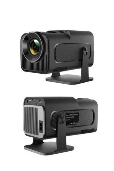 Projektör Siyah Android Taşınabilir Sinema Projeksiyon Wifi Destekli En Güncel Sürüm Akıllı - Resim 4