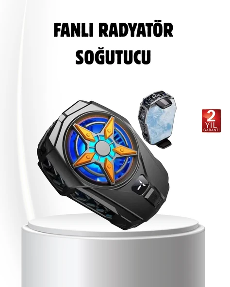 Oyun Telefonu Soğutucu Fan – Şarjlı, Sessiz ve Kompakt Mobil Soğutma Cihazı ürün görseli 1