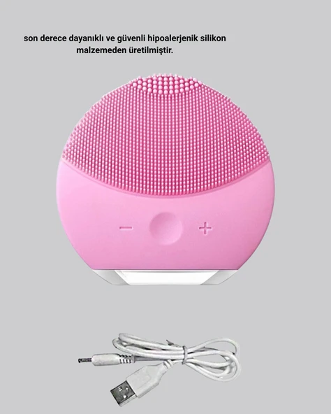 Cilt Dostu Silikon Yüz Masaj Aleti – Hafif, Dayanıklı ve Su Geçirmez Tasarım - Resim 4