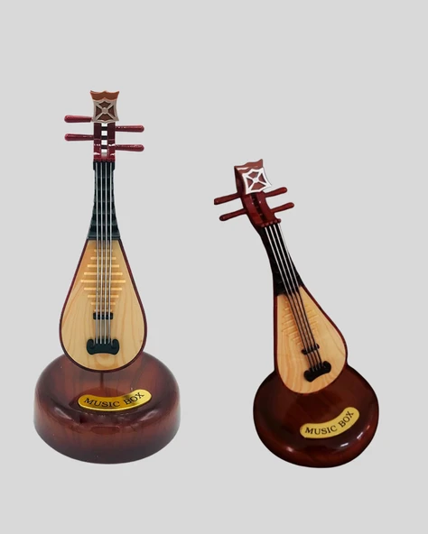 Enstrüman Şeklinde Müzik Kutusu Lüt Tasarım Melodious Music - Resim 2