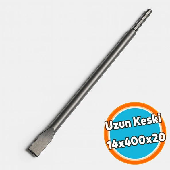 Profesyonel Uzun Keski 14x400x20 mm Beton Duvar Kırıcı Kırım Delme Ucu Darbeli Çelik Gövde El Aleti ürün görseli 1