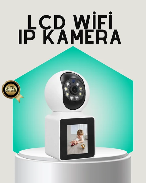 2K HD Bebek ve Yaşlı Takip Kamerası Çift Yönlü Görüş Akıllı Uyarılı ürün görseli 1