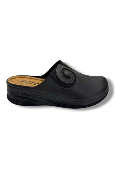 Royal Poli 725-26 Cilt Deri Anatomik Sabo Kadın Terlik - Resim 2