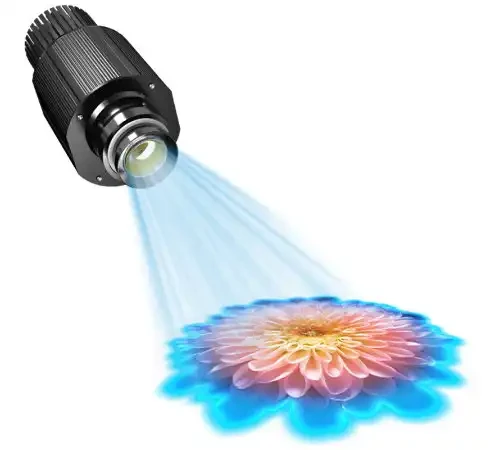 MARKANIZI IŞIKLANDIRMA ZAMANI LOGONUZU YANSITIN HAREKETLİ PROJEKSİYON CİHAZI + 2 LOGO HEDİYE - Resim 2