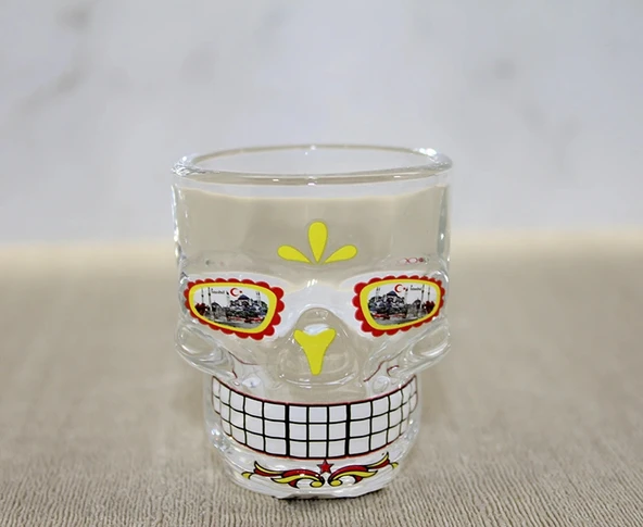 İstanbul Temalı Cam Kurukafa Shot Bardak ürün görseli 1