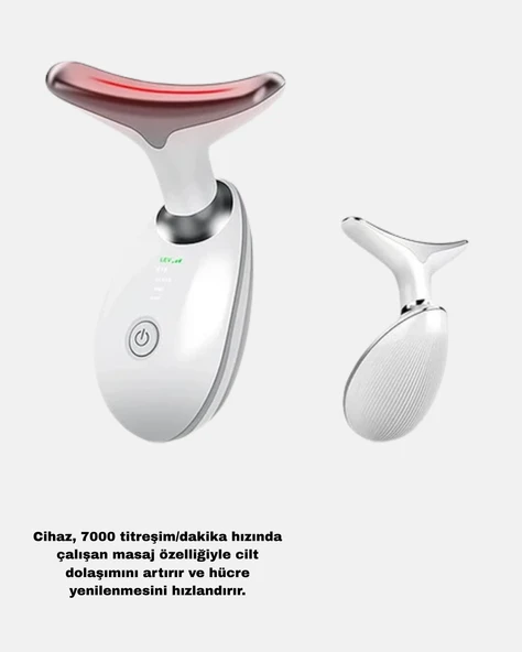 Kablosuz Şarjlı Yüz Sıkılaştırıcı Cihaz EMS Mikro Akım Anti-Aging Masaj Aleti - Resim 3