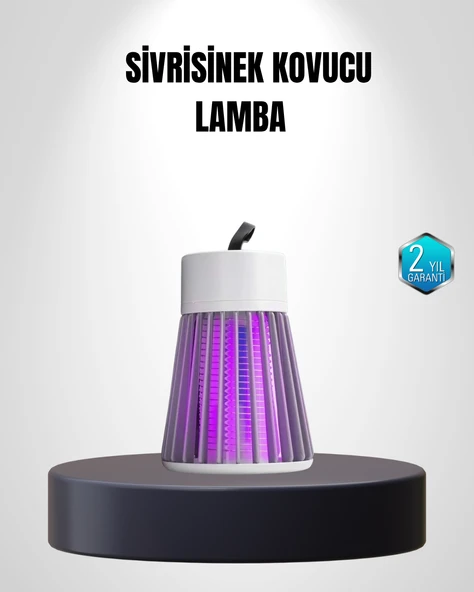 2000 mAh Şarjlı Sivrisinek Kovucu Lamba – Kimyasalsız, Güvenli ve Taşınabilir ürün görseli 1