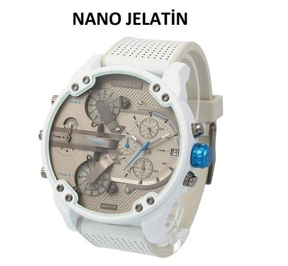 Diesel DZ7419 Uyumlu 3 Adet Şeffaf Ekran koruyucu Nano Jelatin ürün görseli 1