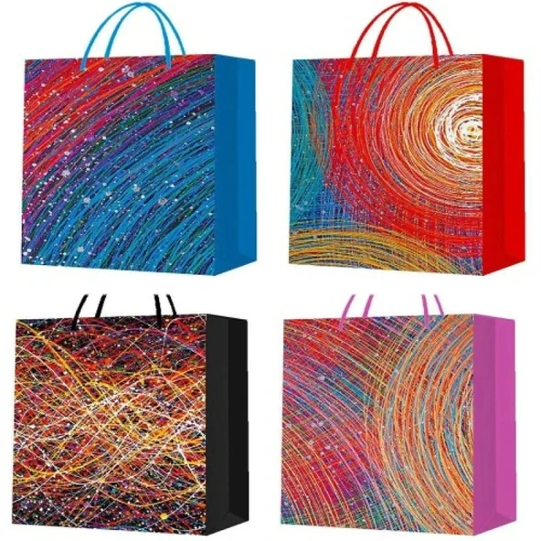 İpli Karton Çanta Büyük Boy ürün görseli 1