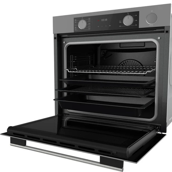 Ferre ve AFM Tech Markalı / AİO FRYART STEMART GRİ Antrasit Ankastre Set (XE64CPR + FM2210 +FM3407) - Resim 6