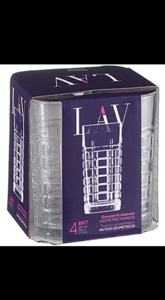 Brit Meşrubat Bardağı 6'lı 356cc ürün görseli 1