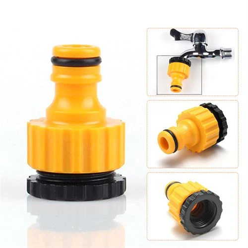 HSNET 1/2 Vidalı Dişli Musluk Sonu Hortum Bağlantı Konnektörü ürün görseli 1