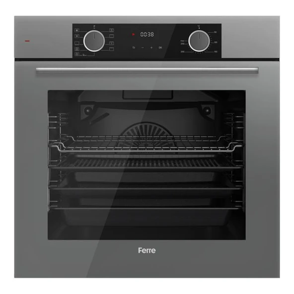 Ferre ve AFM Tech Markalı / MENO FRYART AİRFRY /Antrasit Ankastre Set ( XE63CPR + FM2210 + FM3407 ) - Resim 2