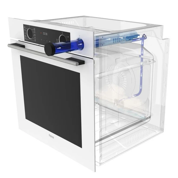 Ferre ve AFM Tech Markalı / NENO / FRYART Elektrikli Vitro. Ankastre Set ( XE64CB + V6-04 + FM3301) - Resim 6