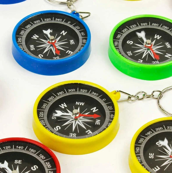 Pusula Anahtarlık 1 Adet Araba Çanta Süs Anahtarlık - 1 Adet ürün görseli 1