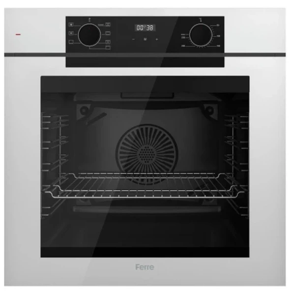 Ferre ve AFM Tech Markalı / LONO FRYART AİRFRY /  Beyaz Ankastre Set ( QEP63CB + FM2201 + FM3301 ) - Resim 3