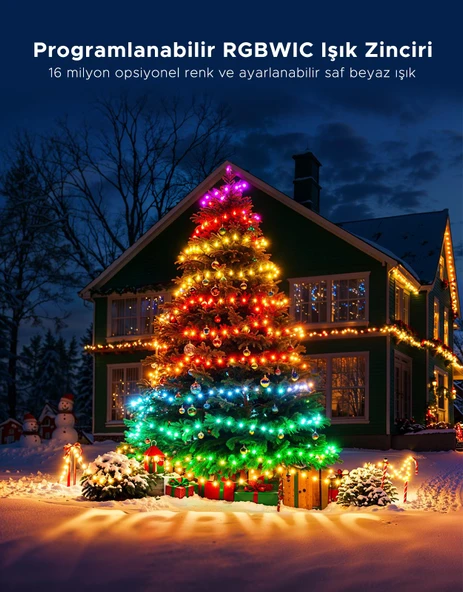 Govee Yılbaşı Ağacı Aydınlatması 2S - 20 Metre - Resim 2
