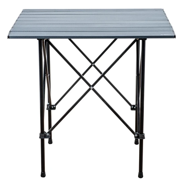 4 Adet Katlanır Kamp Sandalyesi ve Alüminyum Masa Seti - Rock Dark - Buğday - Taşıma Çantalı - Resim 3