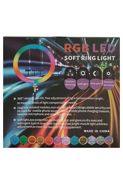 RD45 Diamond RGB Selfie Işığı-(5796) - Resim 2