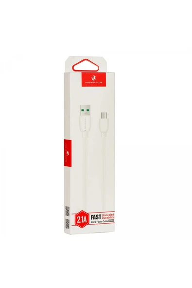 NF6006 Micro USB Kablo - Beyaz-(5796) ürün görseli 1