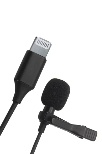 Lightning 2 Metre Double Mikrofon - Siyah-(5796) - Resim 2