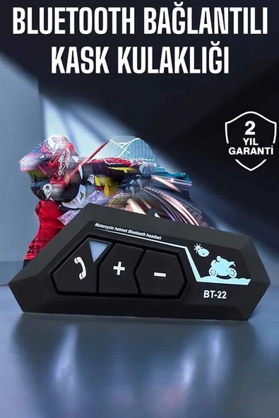 Kask Kulaklık Bluetooth Motosiklet Kulaklık Intercom Su Geçirmez - Resim 2