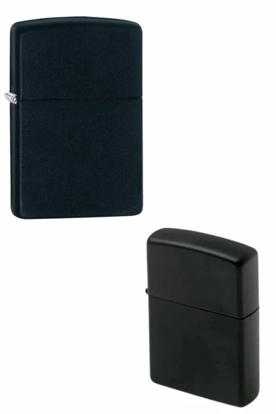 Hediyelik Zarif Zippo Model Siyah Benzinli Çakmak - Resim 5