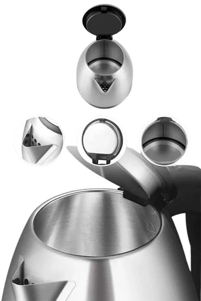 Çelik Su Isıtıcı Kettle Dayanıklı Paslanmaz Çelik Uzun Ömürlü - Resim 3