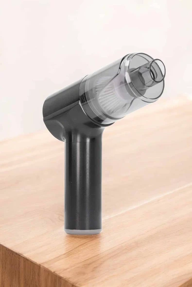 Araç İçi Süpürge Filtreli Şarjlı Süpürge Vakumlu Yıkanabilir - Resim 4