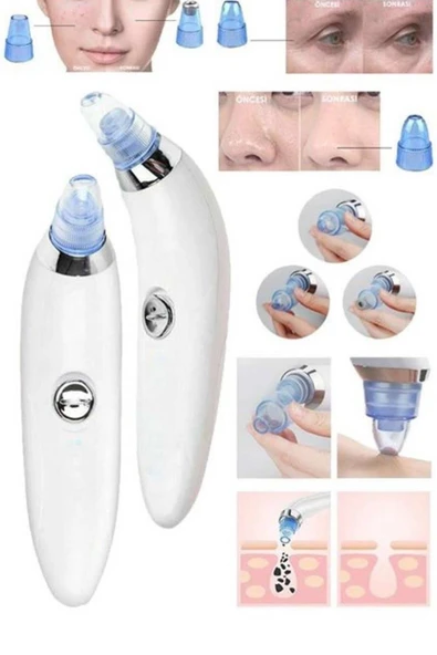 Vakumlu Siyah Nokta Ve Yüz Temizleme Cihazı 4 Başlıklı - Resim 5