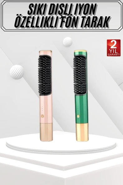 Elektrikli Fön Tarak Düzleştirici Elektriklenme Karşıtı Üflemeli ürün görseli 1