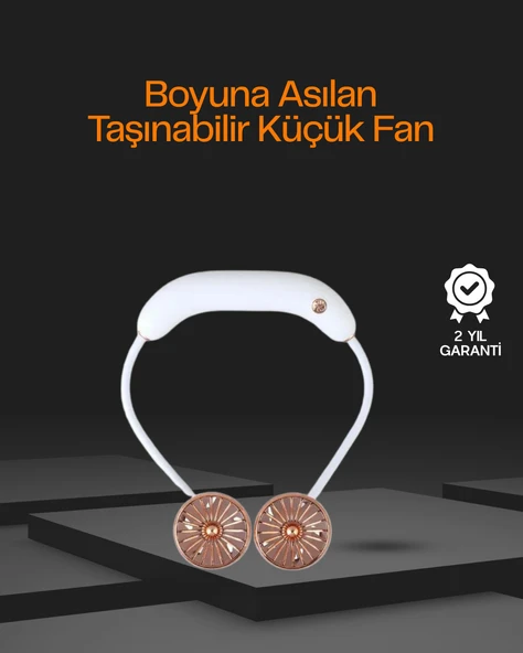 5 Kanatlı Sessiz Mini Fan 3 Vitesli Katlanabilir Asılabilir ürün görseli 1