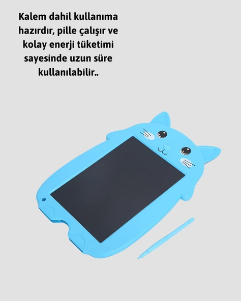 Çocuklar İçin LCD Yazı Tableti | Kilitli ve Göz Yormayan Ekran - Resim 4