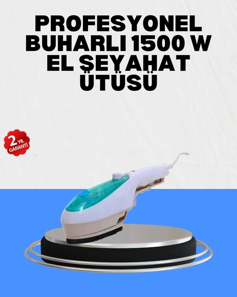 Pratik Buharlı Seyahat Ütüsü Kırışıklık Açıcı ürün görseli 1