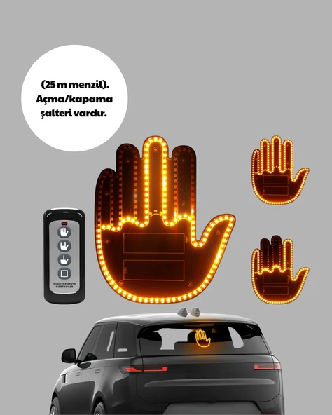 203 LED’li Yüksek Görünürlüklü Jest Işığı - Resim 2