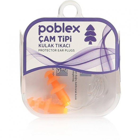 Poblex Çam Tipi Kulak Tıkacı - Medium