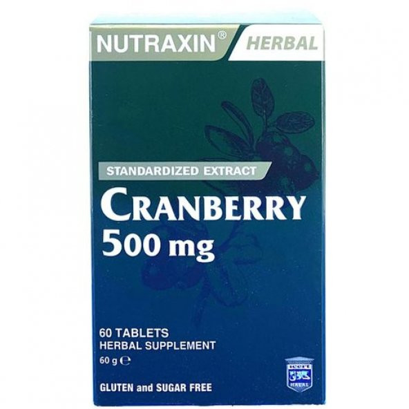 Nutraxin Cranberry 60 Tablet ürün görseli