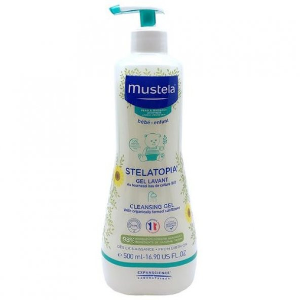 Mustela Stelatopia Cleansing Gel Şampuan 500 Ml