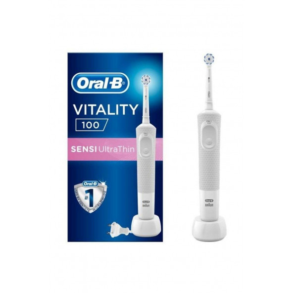 Oral-B Vitality 100 Sensi Ultra Thin Şarjlı Diş Fırçası - Kutulu
