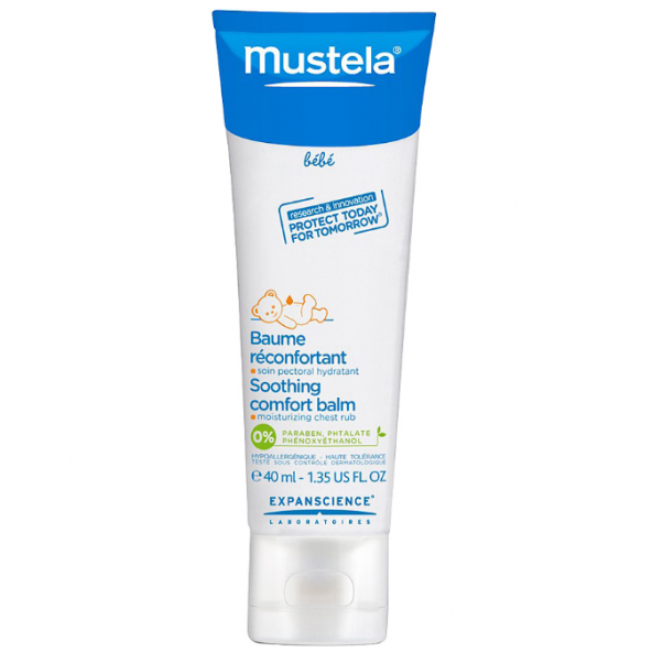 Mustela Soothing Comfort Chest Rub Rahatlatıcı Göğüs Balsamı 40 ml