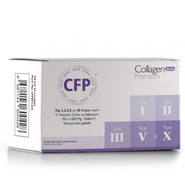 Collagen Forte Premium 5 Tip Kolajen Tip 1, Tip 2, Tip 3, Tip 5, Tip 10