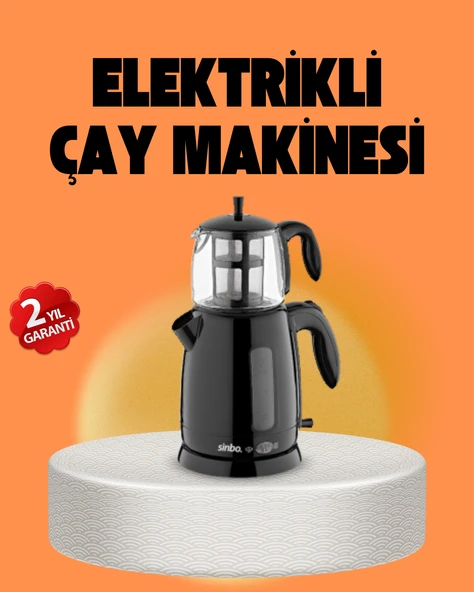 Sinbo STM 5840 Elektrikli Çay Makinesi 1800 Watt 1,7 Litre ürün görseli 1
