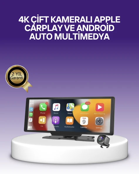 Volkswagen Golf, Polo, Passat, Jetta, Tiguan, BMW 3-5 Serisi CarPlay Android Auto 10.26” Ekran ürün görseli 1