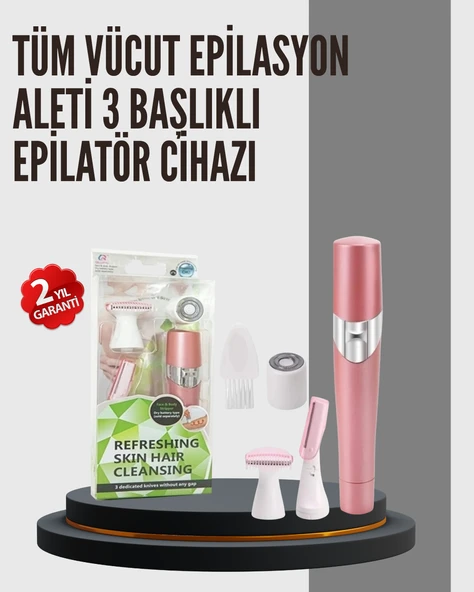 Evde Kolay Epilasyon İçin Taşınabilir Tüy Alma Cihazı ürün görseli 1