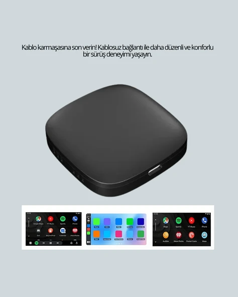 Çift Bant WiFi Android Auto Kablosuz Bağlantı Cihazı - Resim 3