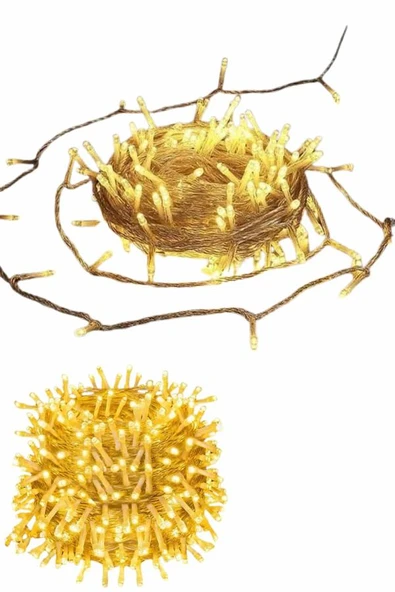 Dekoratif Peri Led 100 Ledli Gün Işığı Pilli 10 Metre Gün Işığı - Resim 4