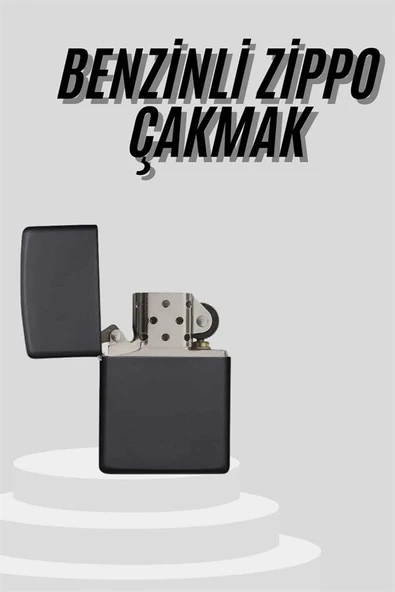 Çakmak Parlak Siyah Doldurulabilir Hedyelik Eşya - Resim 3