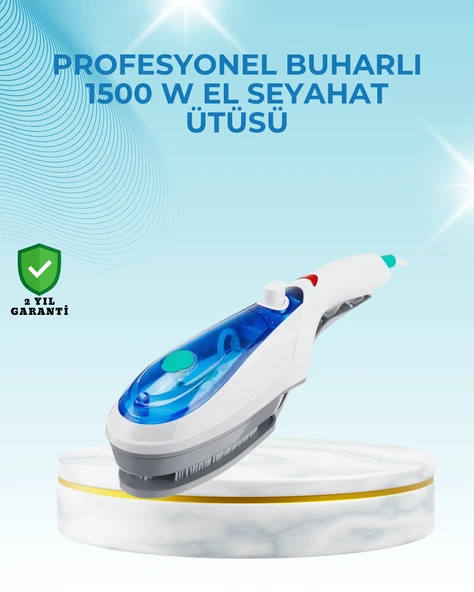 1500W Güçlü Buharlı Ütü | Yanık Riski Olmadan Hızlı Ütüleme ürün görseli 1